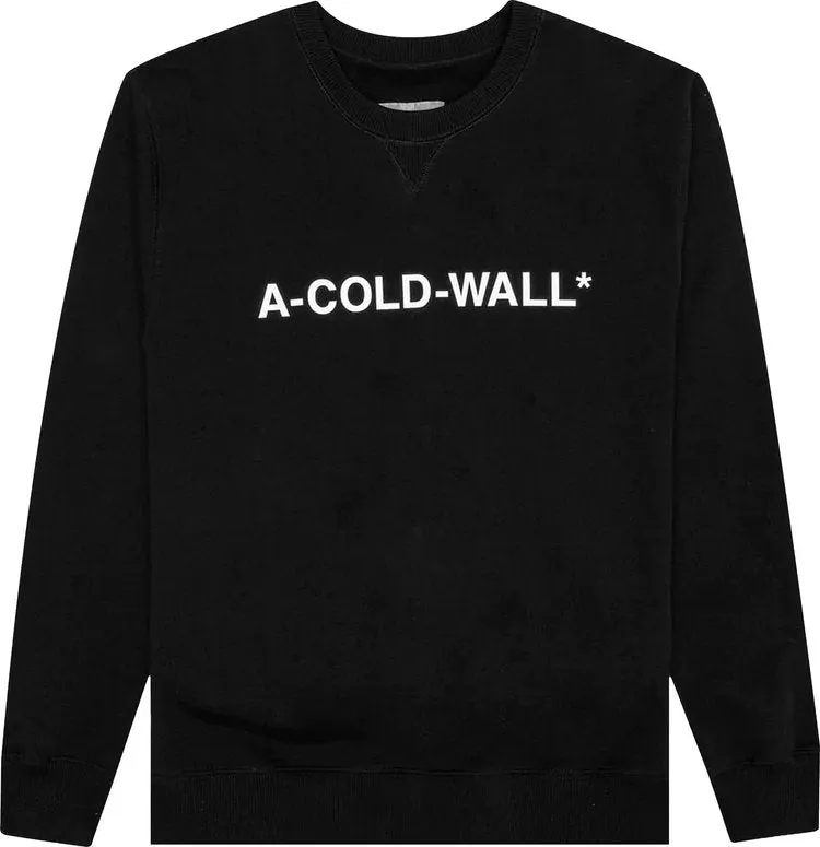 A-Cold-Wall* Essential Logo Crewneck 'Black' Sweatshirt, black