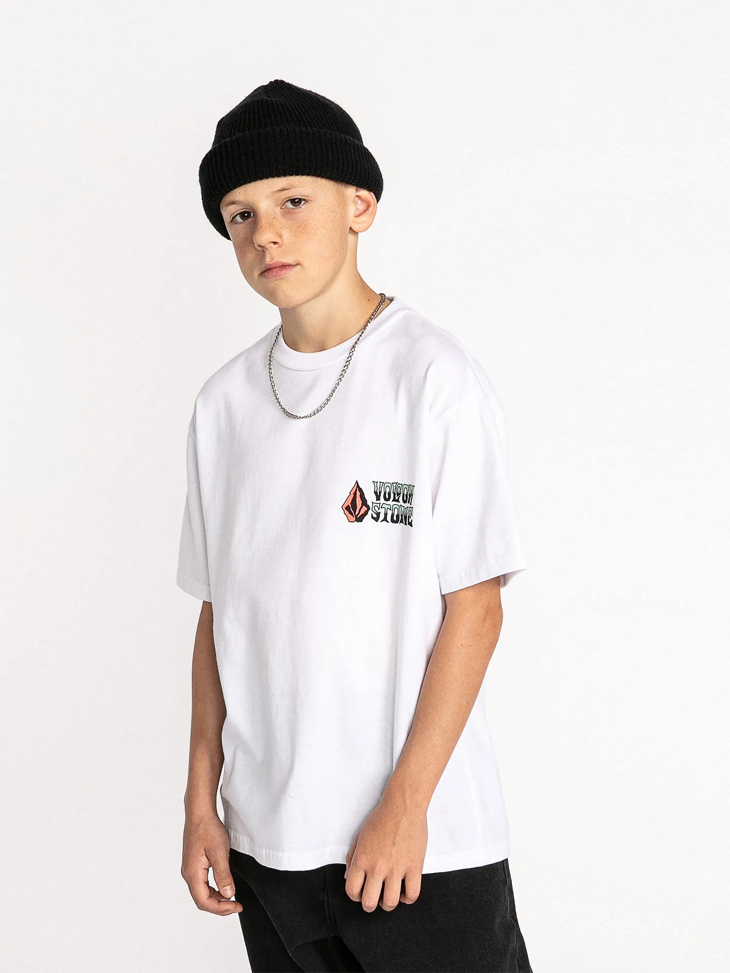 Big Boys Bat Wheel Short Sleeve Tee - White