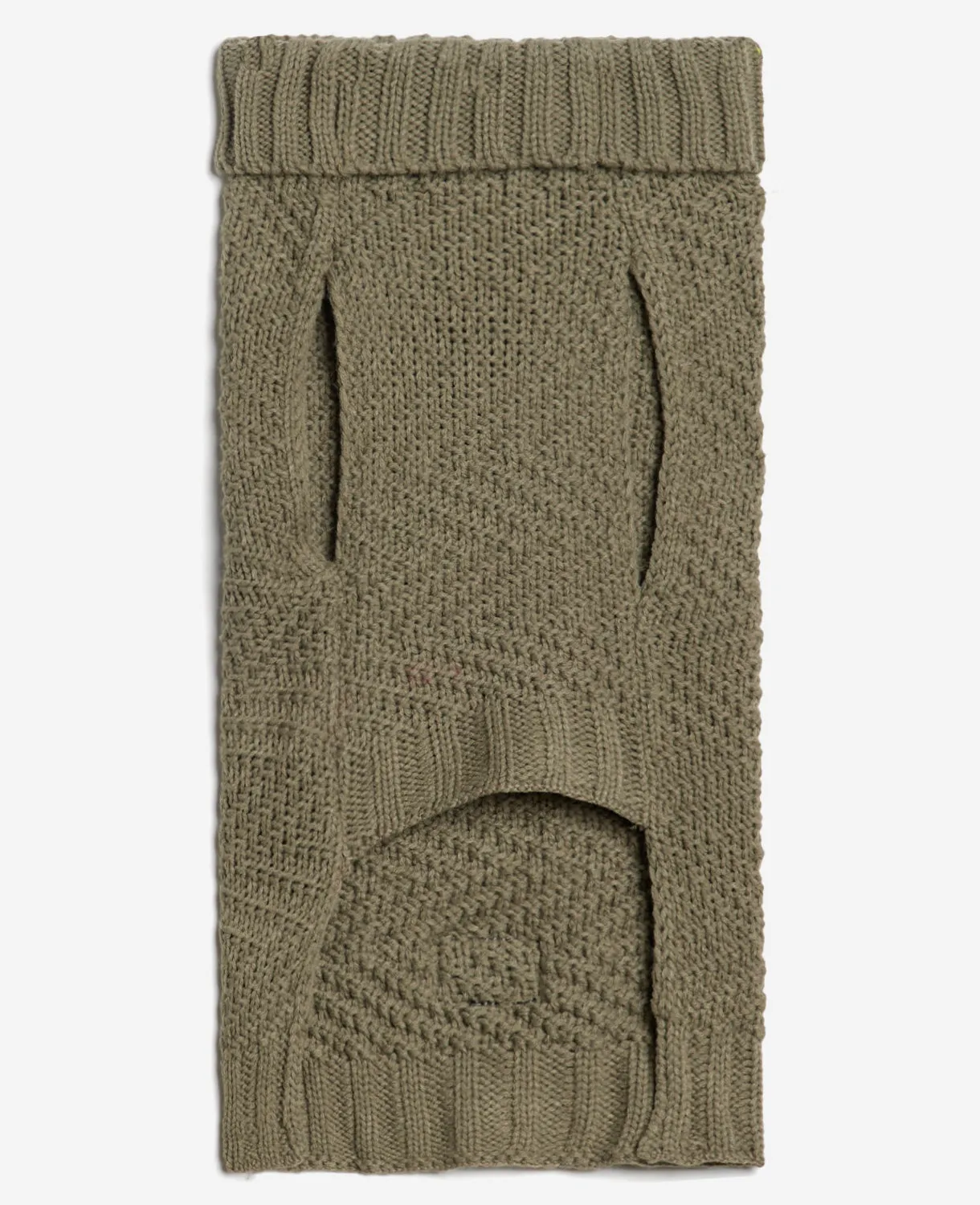 Cable Knit Dog Sweater