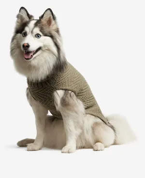 Cable Knit Dog Sweater