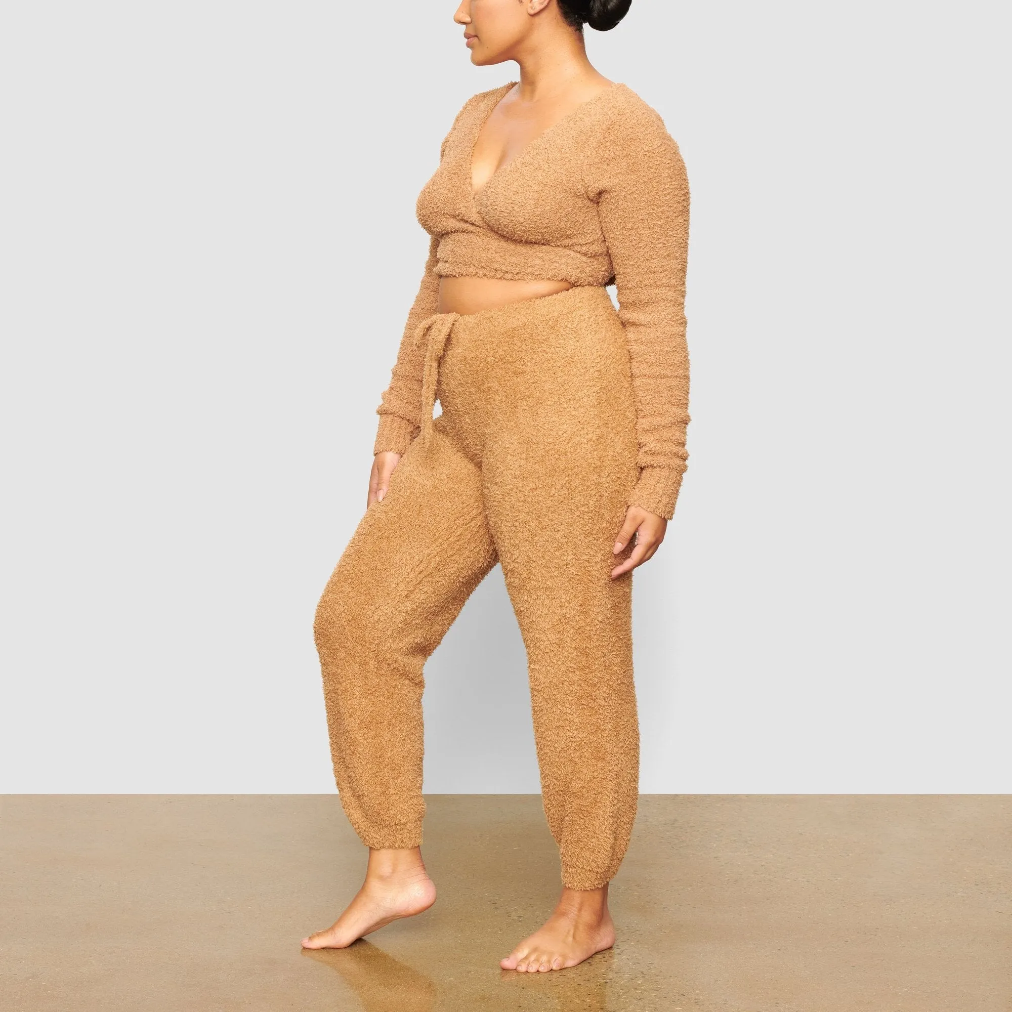 COZY KNIT JOGGER | CAMEL