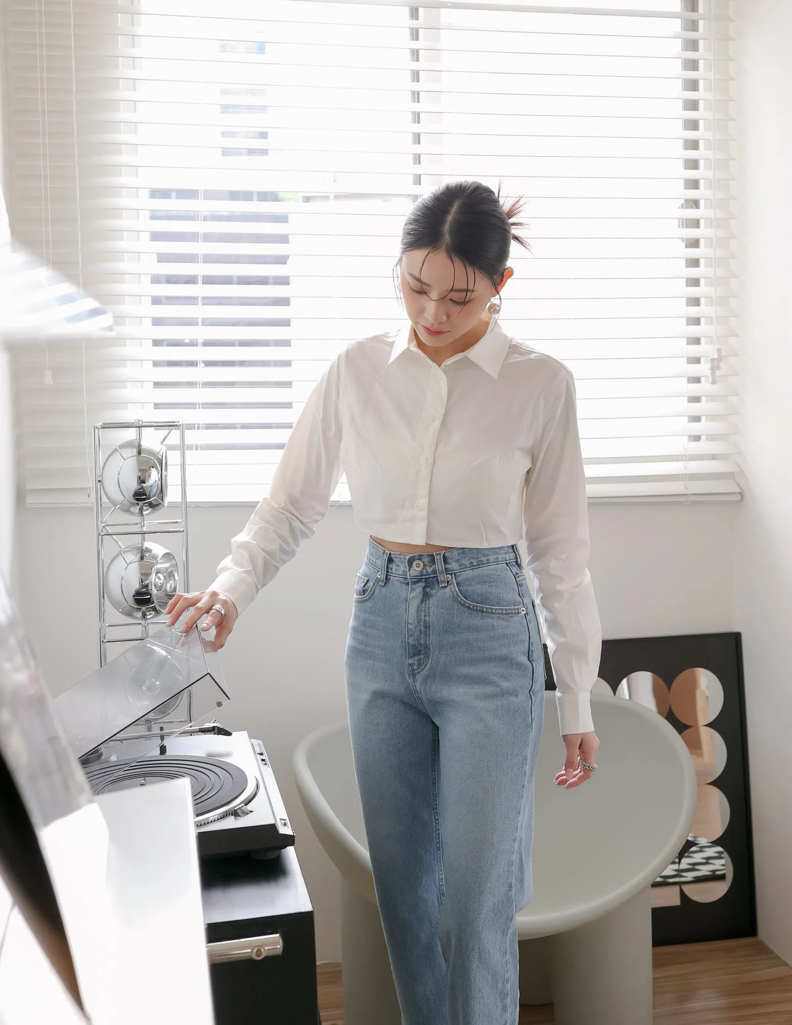 Danna Shirt in White