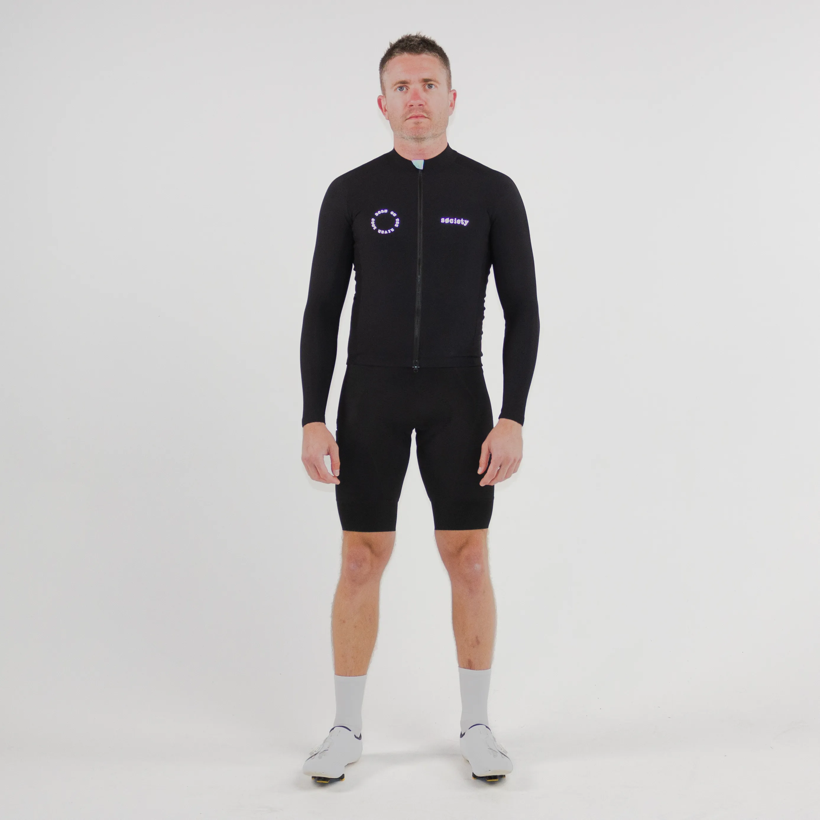 Mens Vision Thermal Jersey (Black/Oil Slick)