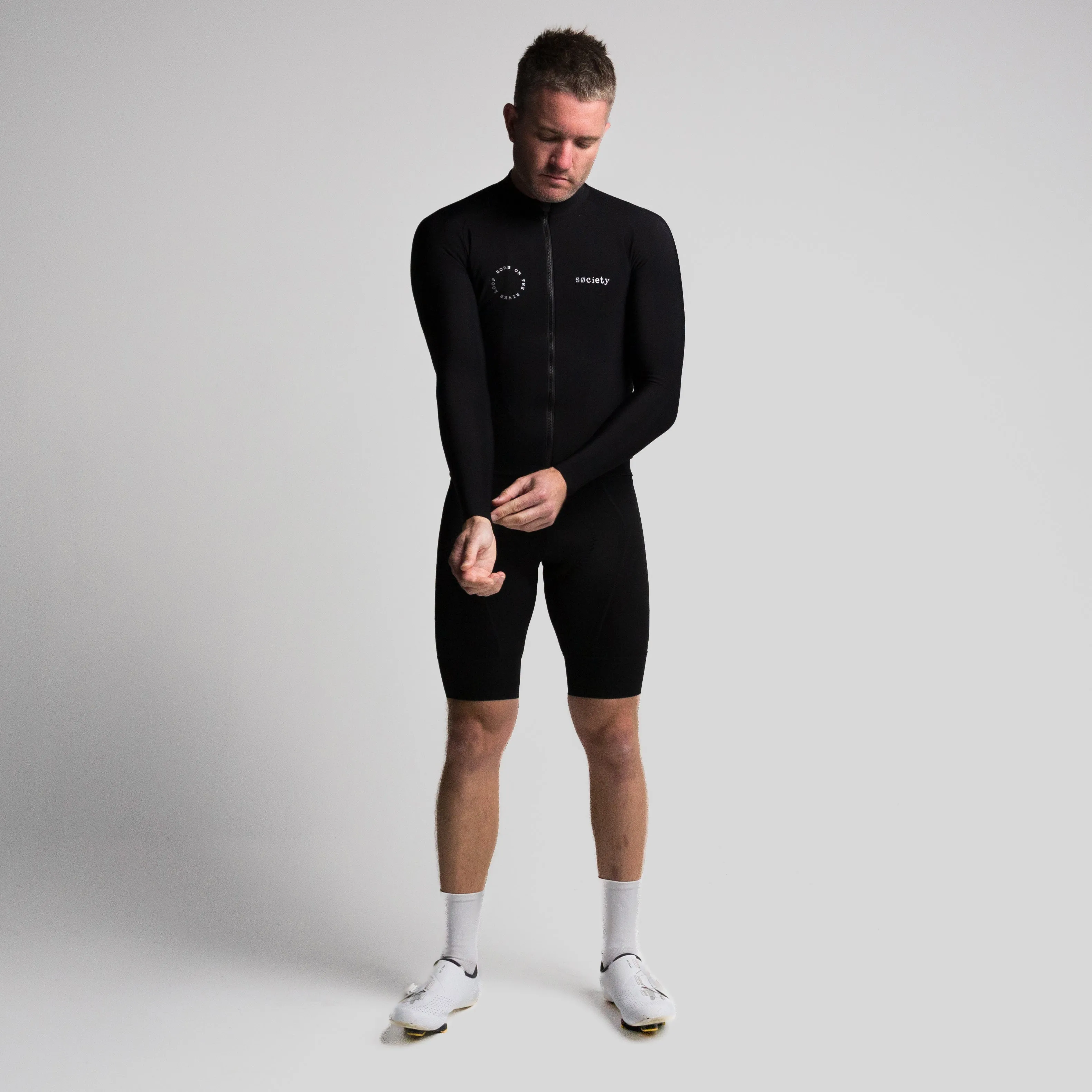 Mens Vision Thermal Jersey (Black/Oil Slick)