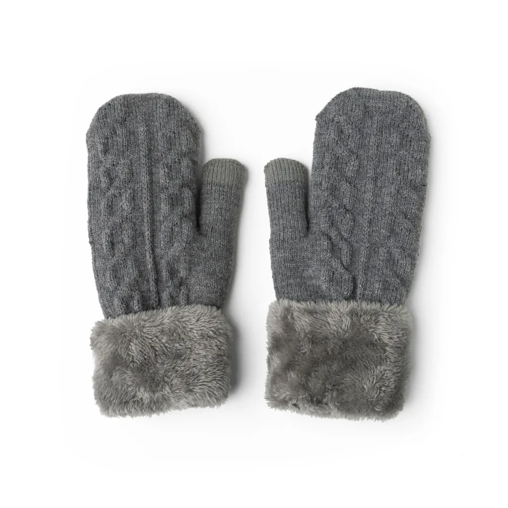 Originals Plush Cuff Knit Mittens - Womens