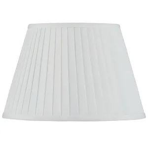 Pacific Lifestyle Ivory Poly Cotton Knife Pleat Shade 30cm