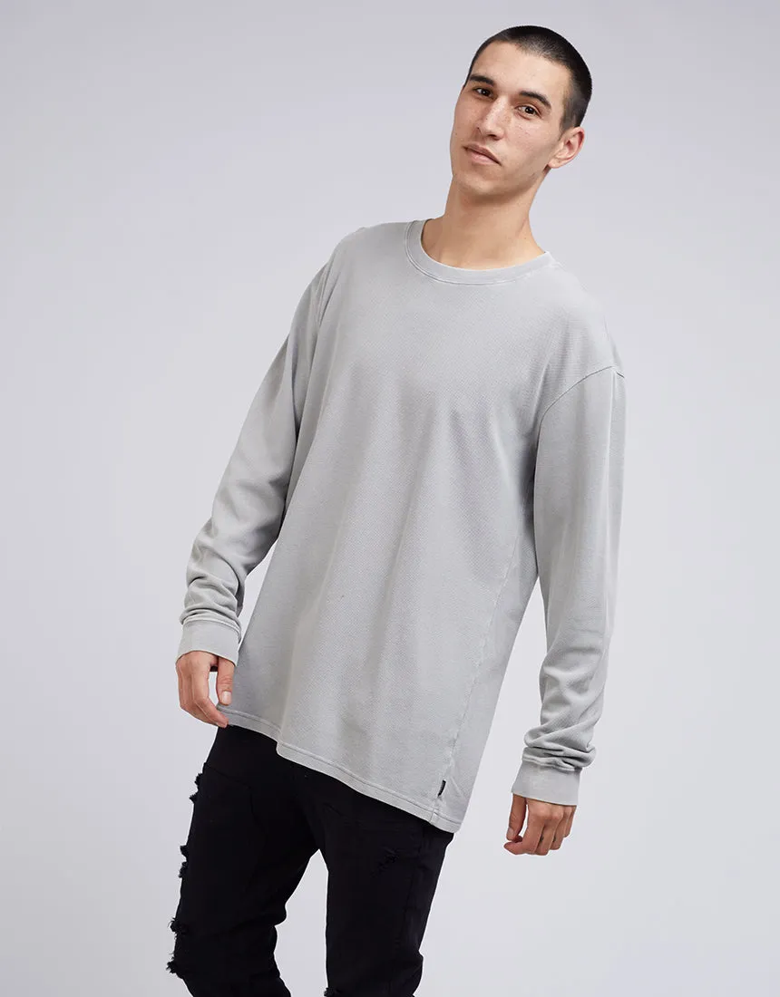Pique Long Sleeve Grey