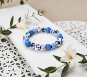 Santorini Crystal Stretch Bracelet