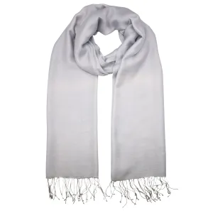 Silk Stole - Pale Grey