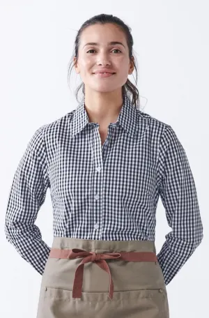 TEDDY Women's Essential Gingham Shirt - Long or Short Sleeve