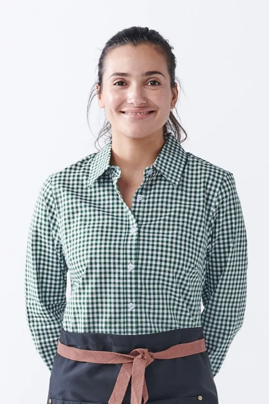 TEDDY Women's Essential Gingham Shirt - Long or Short Sleeve