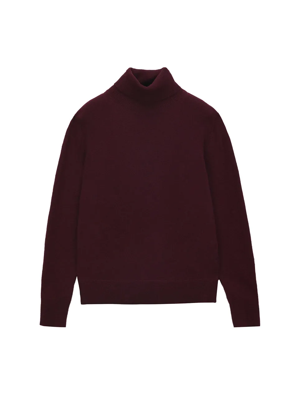 Turtleneck Sweater_Burgundy