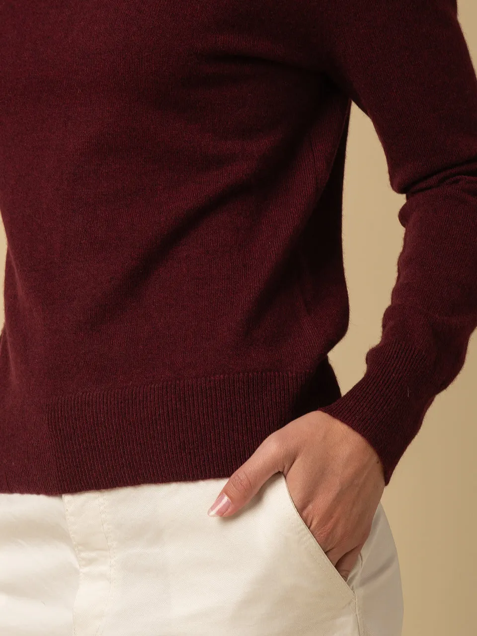 Turtleneck Sweater_Burgundy