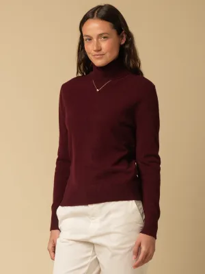 Turtleneck Sweater_Burgundy