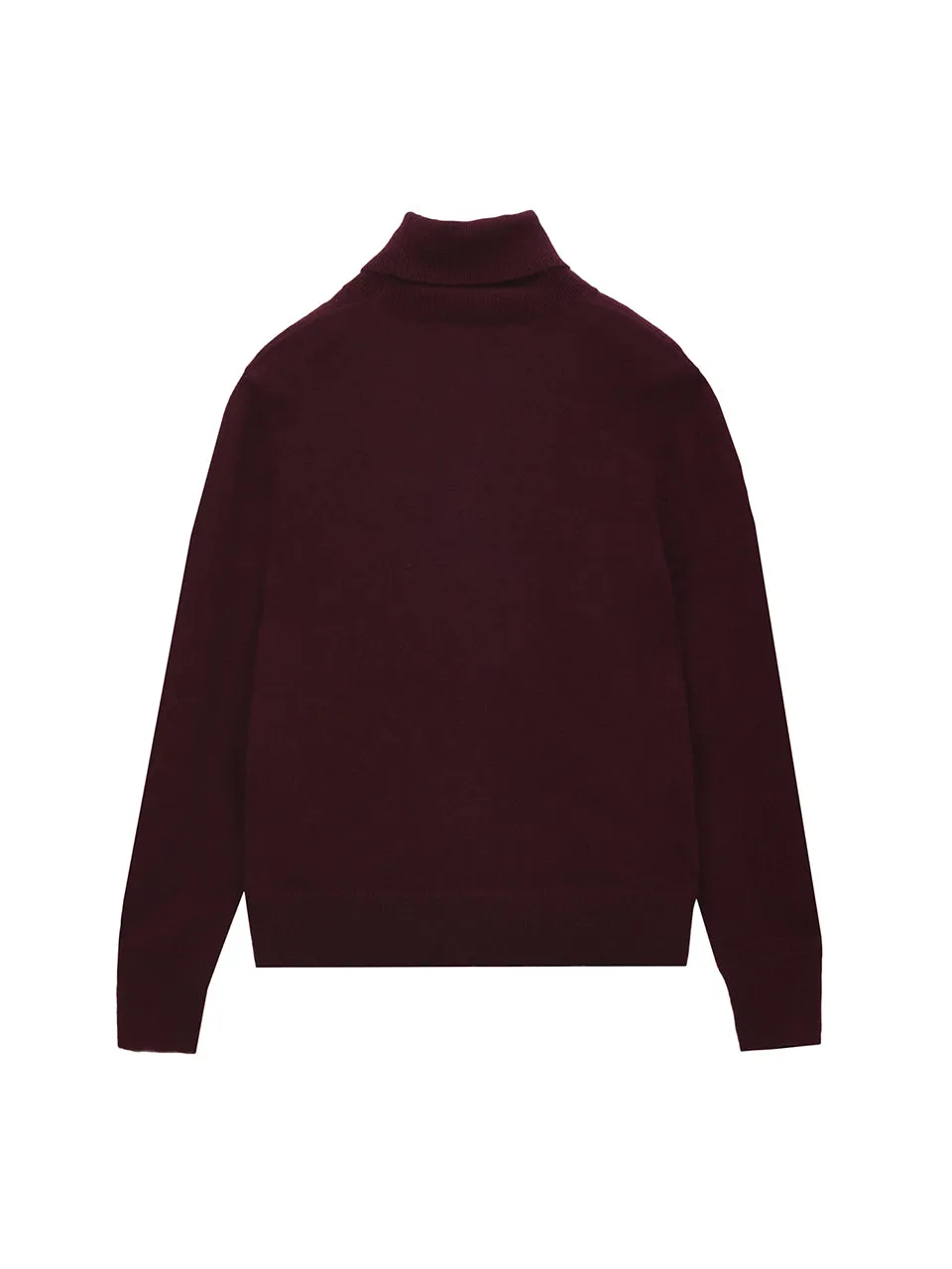 Turtleneck Sweater_Burgundy