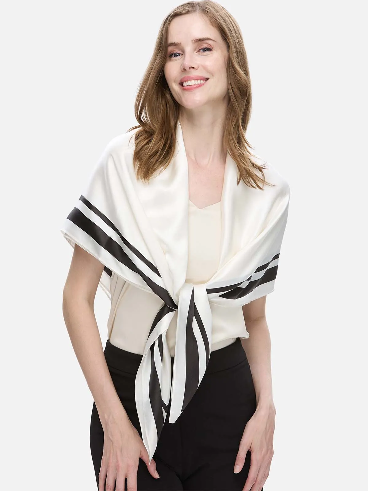 White Silk Duo Wrap