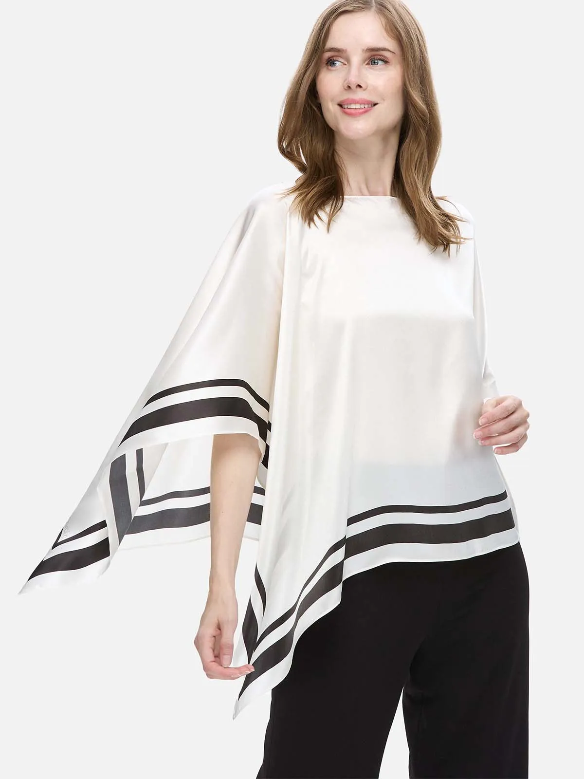 White Silk Duo Wrap